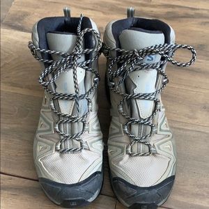 Salomon Gore-Tex women’s boots, size 9.5